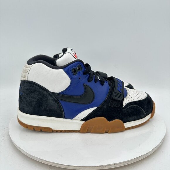 Nike Polar Skate Co x Air Trainer 1 Men Size 9 CI6892 001 Black Royal Blue Shoes - Picture 4 of 11